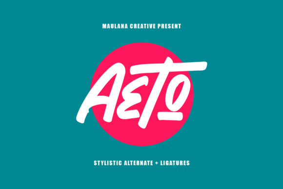 Aeto: A Sweet Display Font for Modern Web Design
