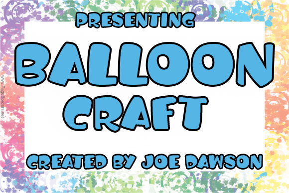 Balloon Craft: A Playful Display Font for Creative Branding