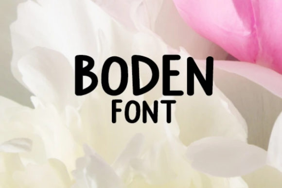 Boden Alpha Display Font for Creative Web Design