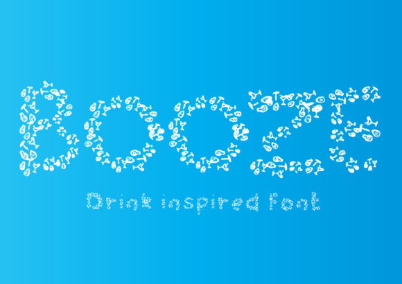 Booze Font: A Playful Display Typeface for Creative Projects
