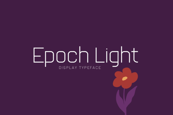 Epoch Light: A Cute Display Font for Creative Branding Projects