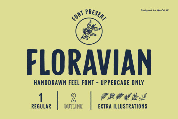 Floravian: A Vintage Display Font for Bold Branding and Campaigns