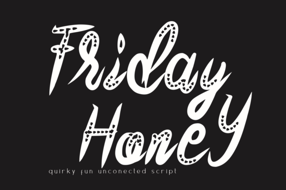 Friday Honey Font for Handmade Projects and Creative Designs