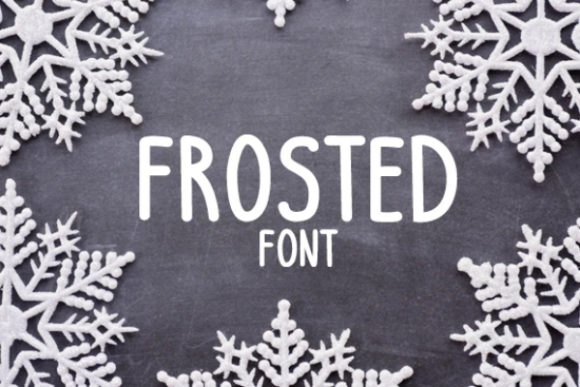 Frosted Font for Stylish Editorial Design