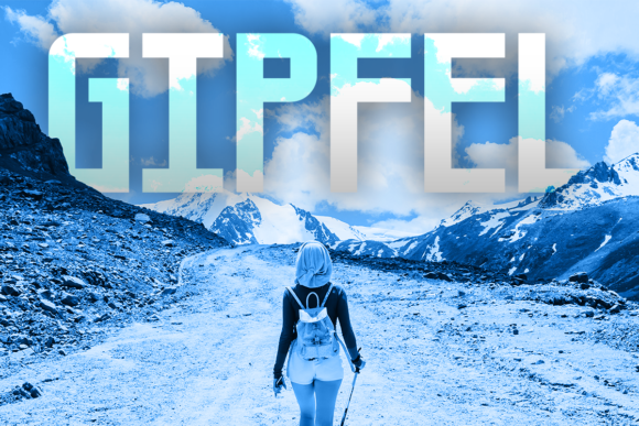 Gipfel: A Modern Display Font for Editorial Design and Branding