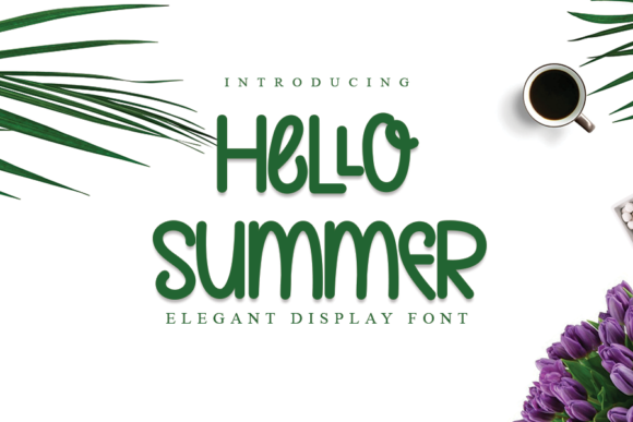 Hello Summer: A Quirky Display Font for Bold Campaigns