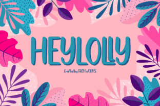 Heylolly: A Charming Display Font for Creative Projects