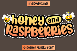 Honey and Raspberries Font for Creative Branding and Editorial Design