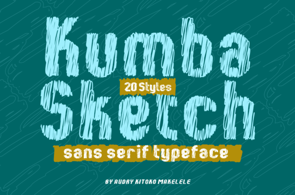 Kumba Sketch: A Whimsical Font for Bold Campaigns