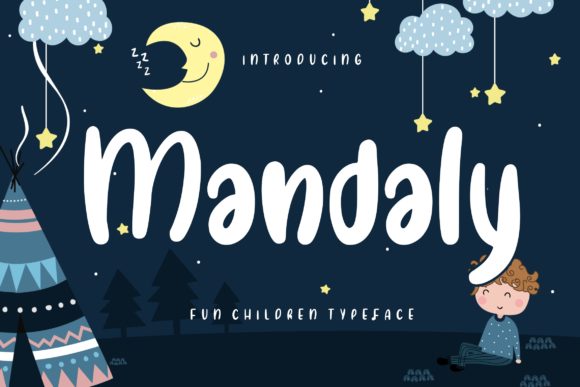 Mandaly: A Sweet Display Font for Creative Projects