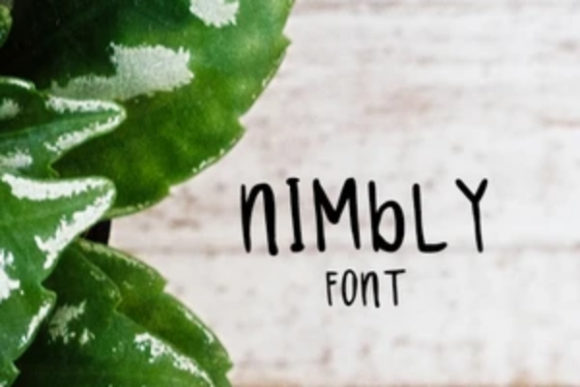 Nimbly Font for Friendly Branding and Creative Projects