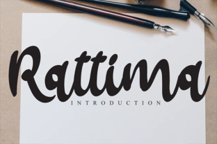 Rattima: A Playful Display Font for Creative Projects