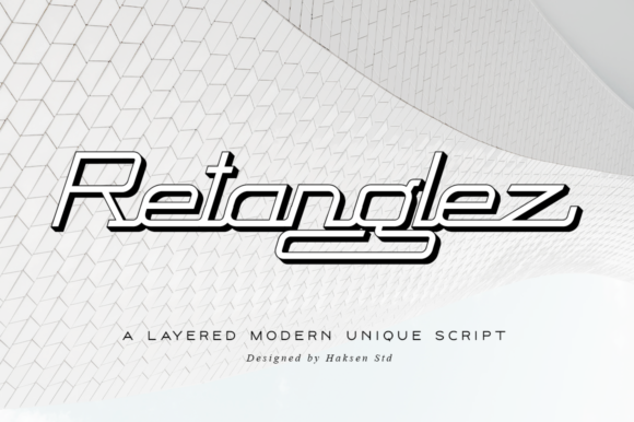 Retanglez: A Display Font That Elevates Visual Campaigns