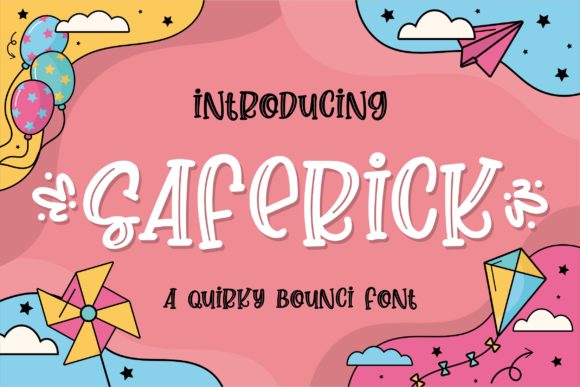 Saferick: A Quirky Display Font for Bold Branding