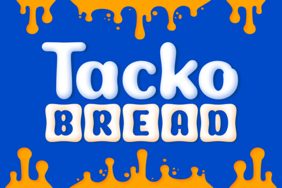 Tackto Bread Display Font for Web Design