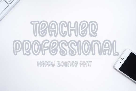 Teacher Professional: A Modern Display Font for Editorial Design