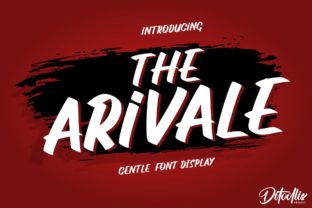 The Arivale: A Bold Display Font for Dynamic Branding