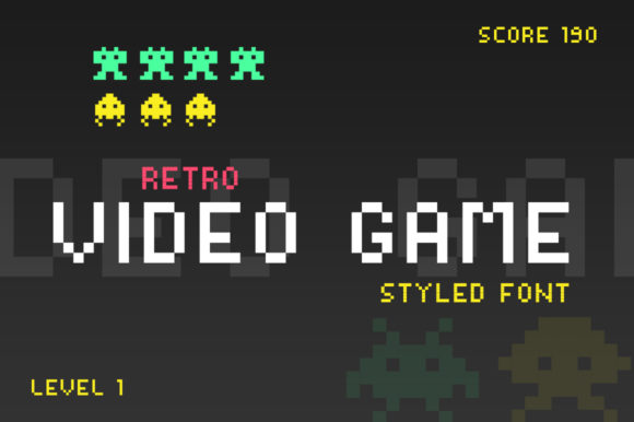 Video Game Font for Bold Branding and Creative Projects