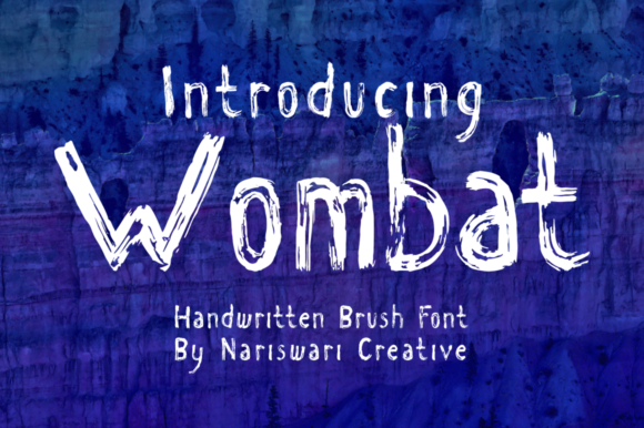 Wombats: A Bold Display Font for Creative Designers